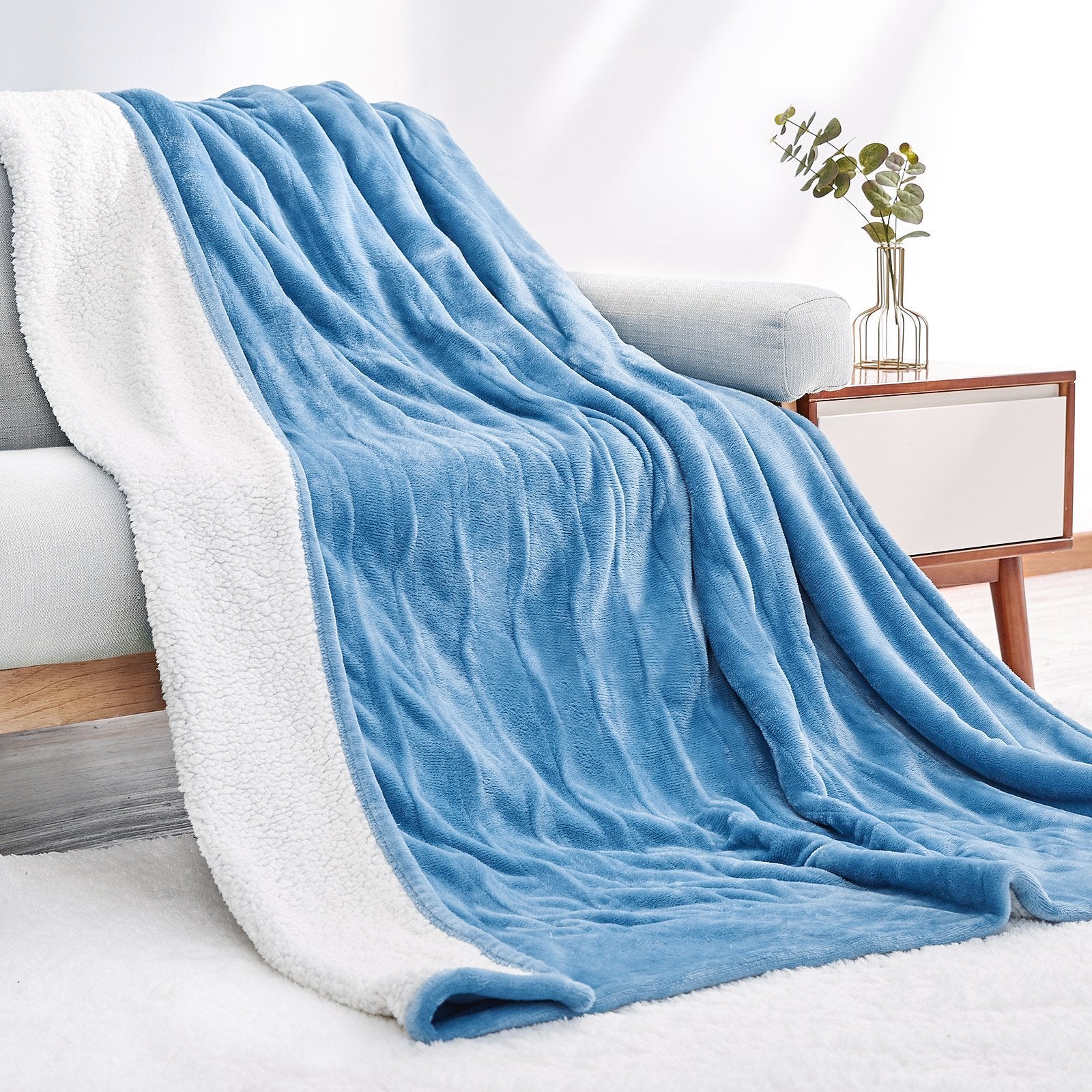 Maxkare Electric Blanket 72 x 84 Full Size Flannel Heated Throw Blan –  MAXKARE