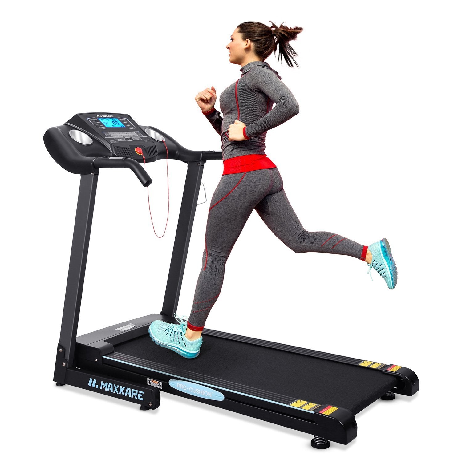 Treadmill,Treadmills for Home,Home Foldable Treadmill with Incline,2.5HP  Portable Foldable Treadmill with 15 Pre Set Programs and LED Display Panel