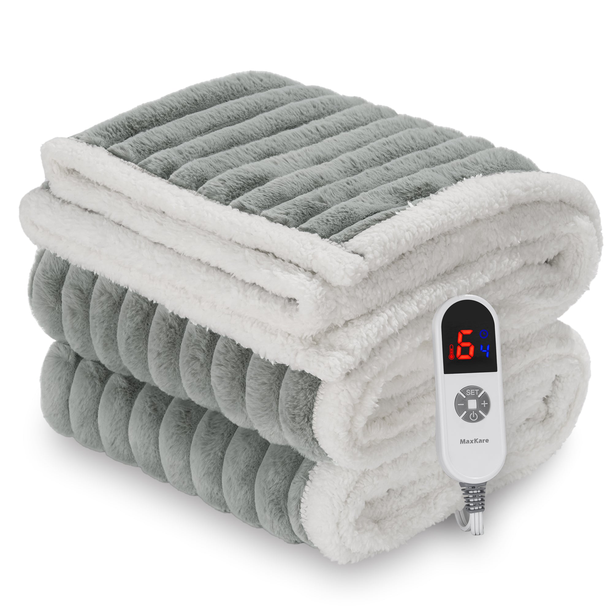 MaxKare Heated Throw Blanket