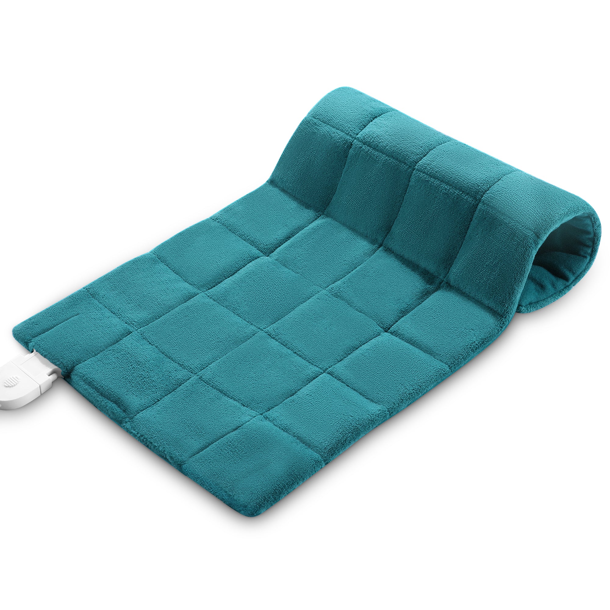 Load image into Gallery viewer, MaxKare Full Weighted Heating Pad for Back Pain & Cramps Relief, 12" X 24" Fast Heating Pad for Neck Shoulder Relief-Light Blue