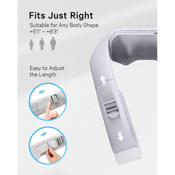 Load image into Gallery viewer, Back and Neck Massager with Adjustable Heat and Straps, Shiatsu Massagers for Neck and Back, Shoulder, Foot and Legs, Electric Massager, Best Gift for Christmas