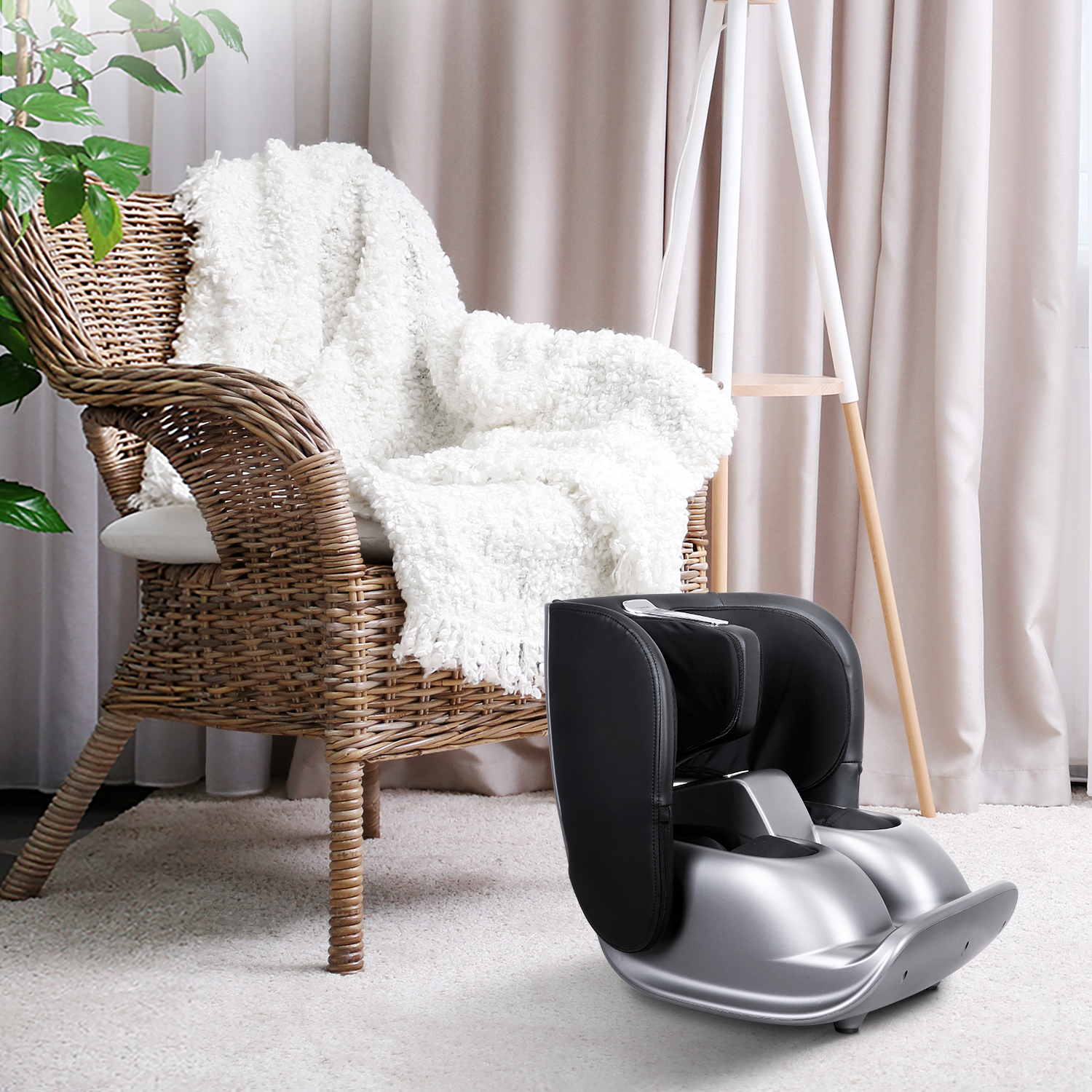 Load image into Gallery viewer, Naipo 2-in-1 Luxury Foldable Foot & Calf Massager