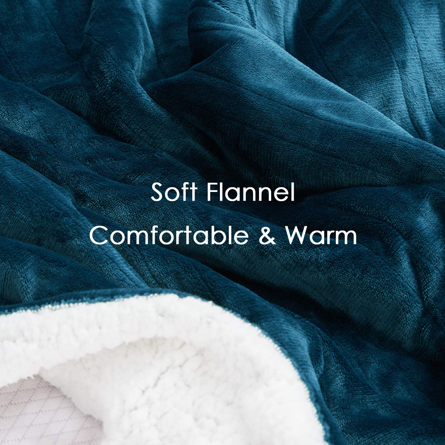 Load image into Gallery viewer, Electric Heated Blanket Twin Size 62"x 84" Flannel & Sherpa Reversible Blanket for Full Body with 10 Hours Auto Off & 4 Heat Settings, Fast Heating and Machine Washable, Home Office Use