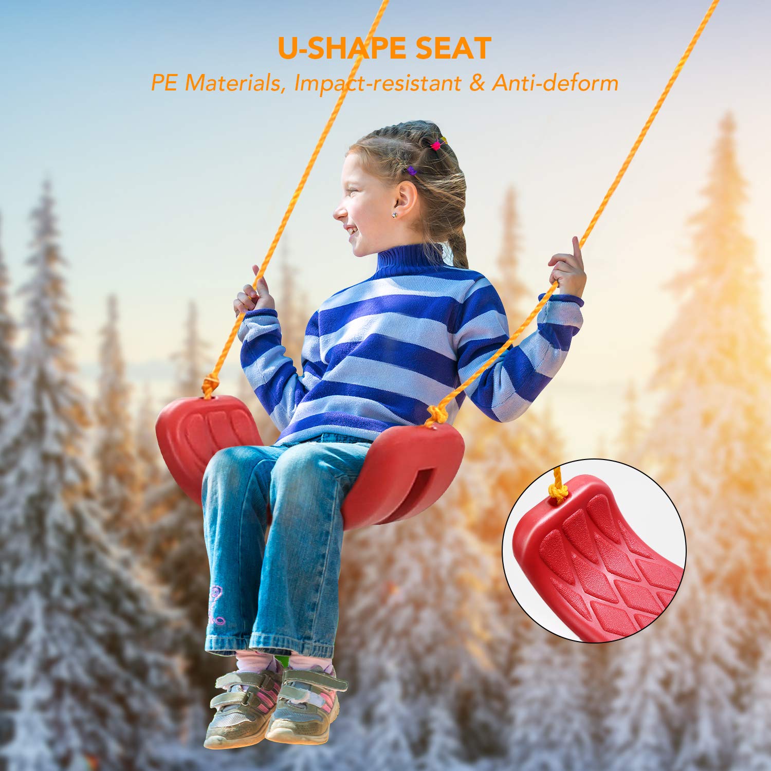 Load image into Gallery viewer, MaxKare Metal Swing Set for Backyard Playground Swing Set Suitable for Kids Toddlers Porch Backyard Single Set Outdoor