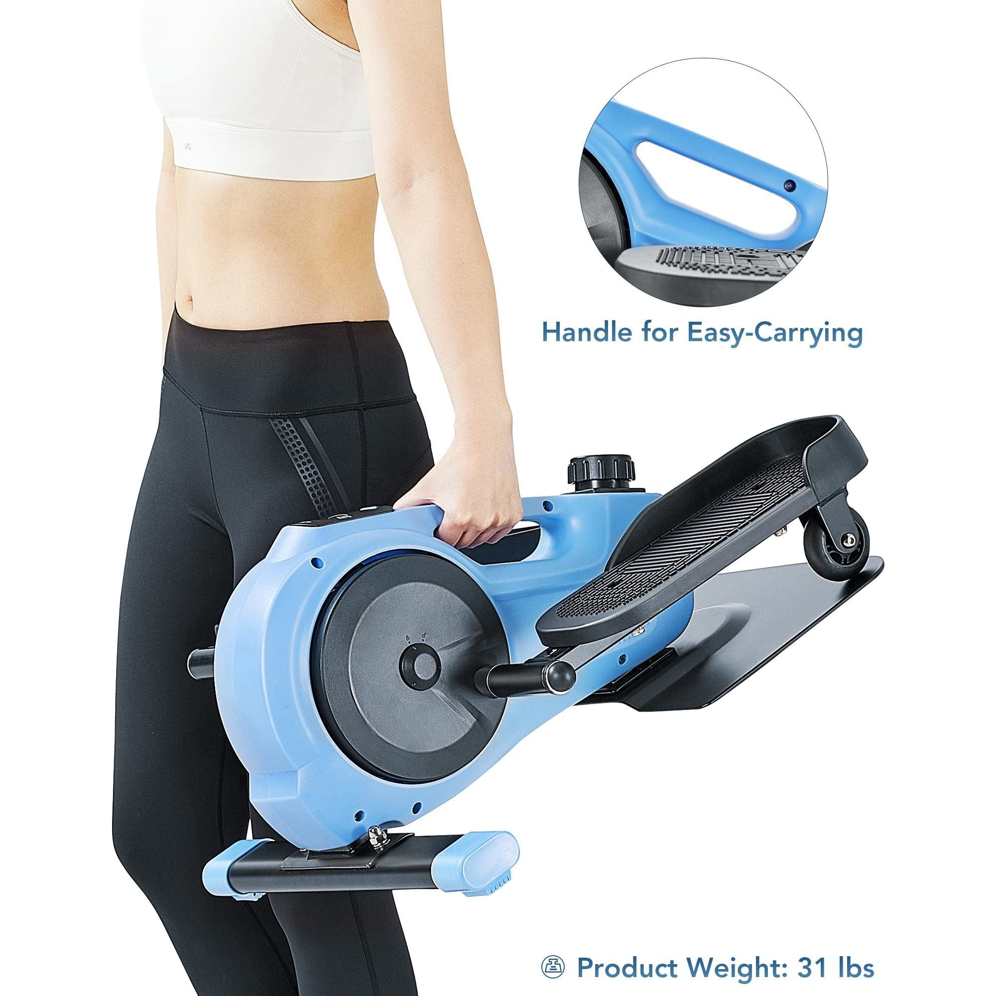 Maxkare Elliptical Trainer Pedal Exerciser Under Desk Elliptical Trai MAXKARE