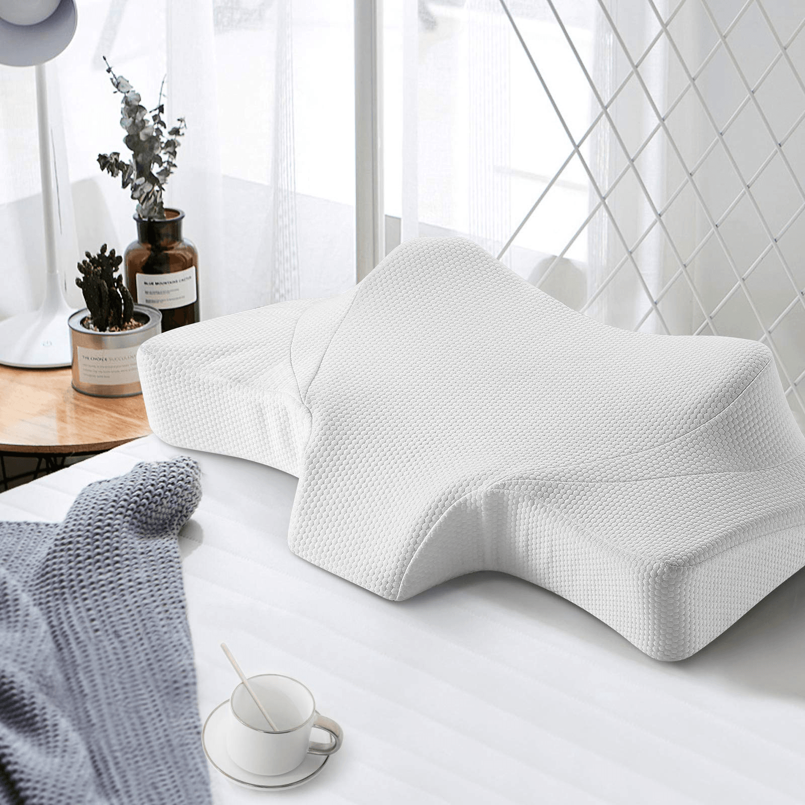 Marnur contour top memory foam pillow
