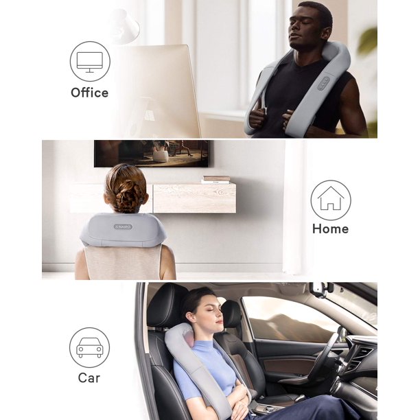 Load image into Gallery viewer, Back and Neck Massager with Adjustable Heat and Straps, Shiatsu Massagers for Neck and Back, Shoulder, Foot and Legs, Electric Massager, Best Gift for Christmas