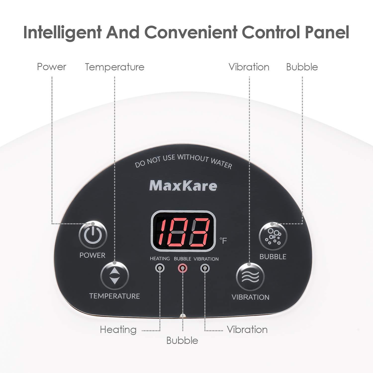 Load image into Gallery viewer, Foot Spa/Bath Soaker with Heat Bubbles Vibration and Massage Pedicure Manually Massager Professional Home Tired Feet Stress - NAIPO