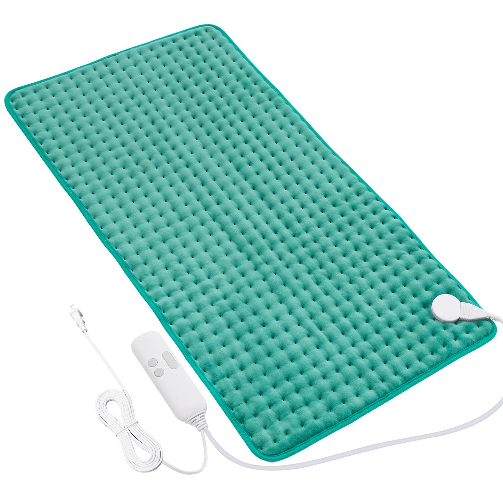 Load image into Gallery viewer, Heating Pads for Back Pain,18"x33" Large Electric Heating Pads with Auto Shut Off,6 Temperature Settings,Super-Soft,Fast Heating for Neck Back Shoulder Relief and Cramps - NAIPO