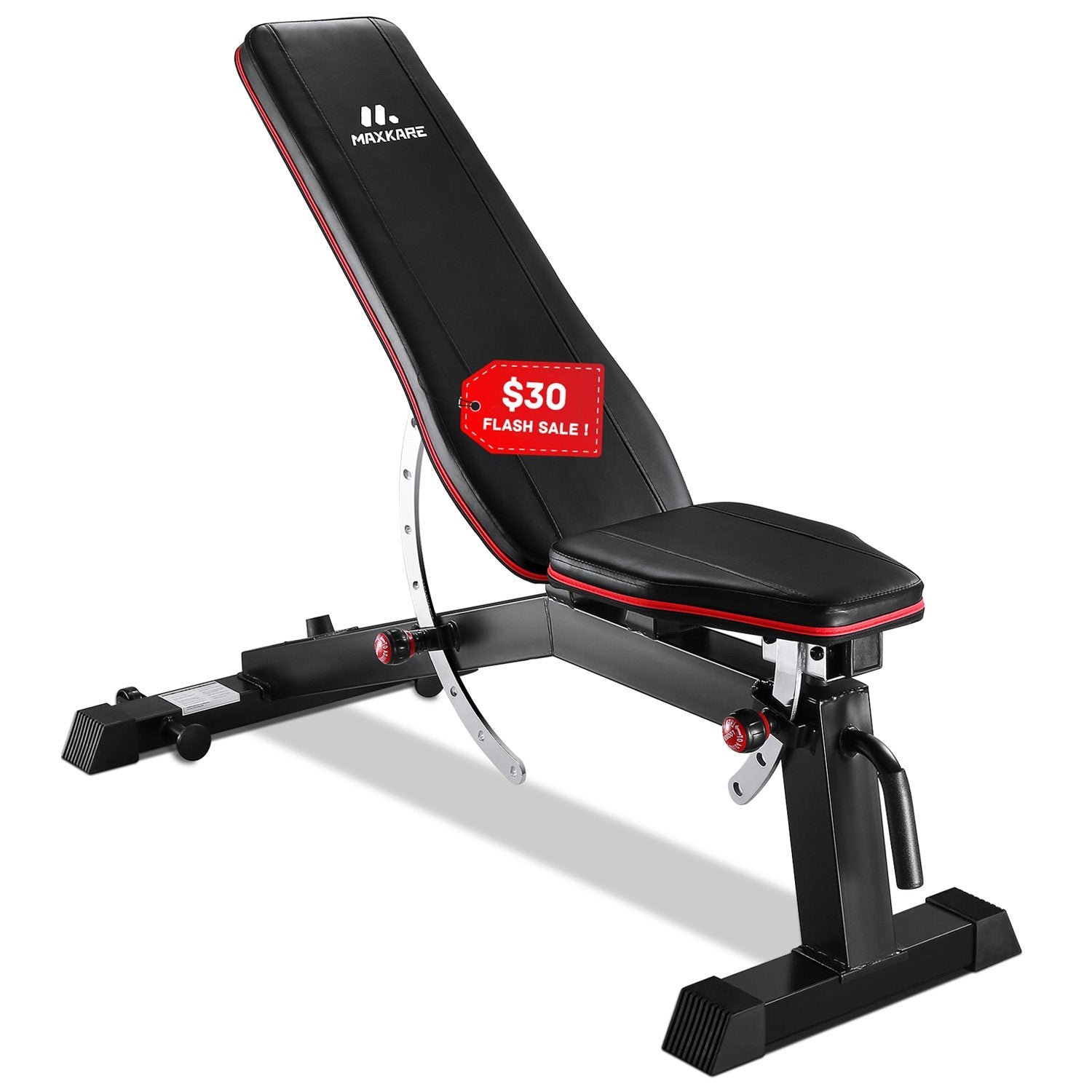 Load image into Gallery viewer, MaxKare Adjustable Weight Bench With 1000lbs Load Capacity 9+3 Levels Adjustable For Strength Training Resistance - NAIPO