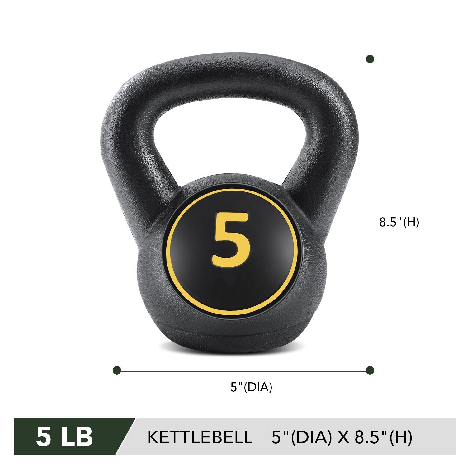 Load image into Gallery viewer, MaxKare Kettlebell Set 3-Piece Wide Handle HDPE Coated 5lb, 10lb, 15lb Weights Kettlebells with Storage Rack Exercise Fitness for Strength Training Home Gym - NAIPO