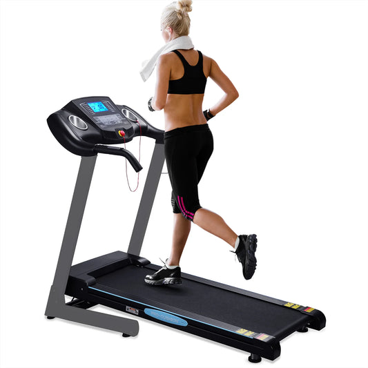 MaxKare 12 Levels Auto Incline Treadmill, 2.5 HP & 8.5 mph Folding Treadmill, Speed 15 Preset Program Treadmill for Home Gym, 220lbs