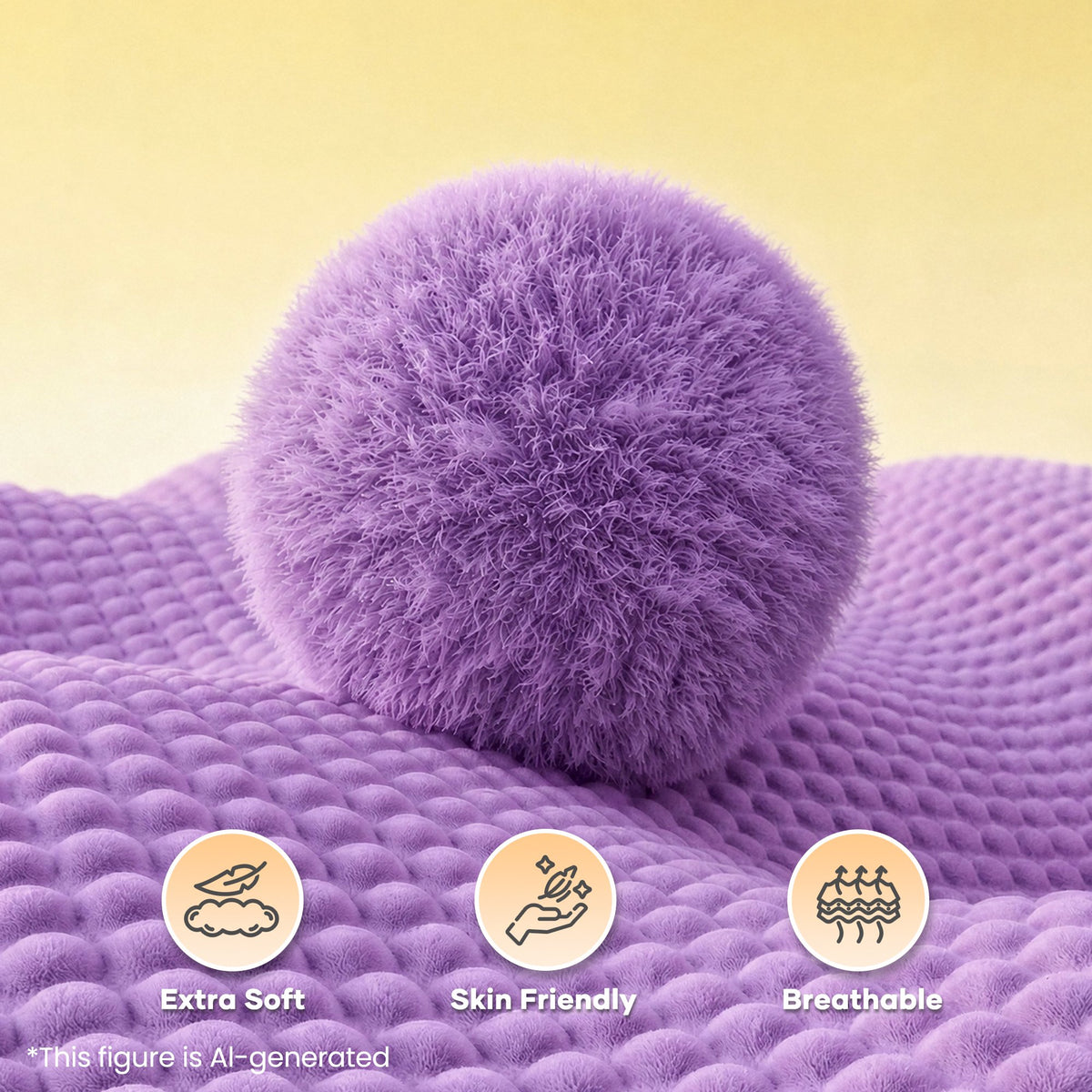 Maxkare 12 x 24 Heating Pad with 4 Heat Settings & Auto Shut-off, for Back Neck Shoulders Stress Relief, Purple