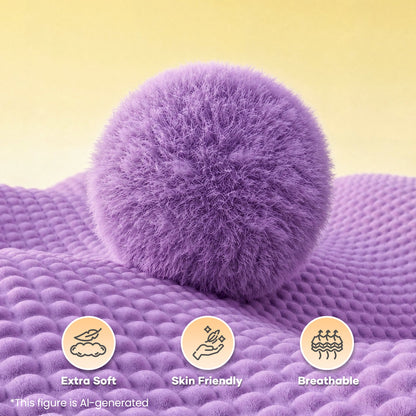 Maxkare 12 x 24 Heating Pad with 4 Heat Settings & Auto Shut-off, for Back Neck Shoulders Stress Relief, Purple
