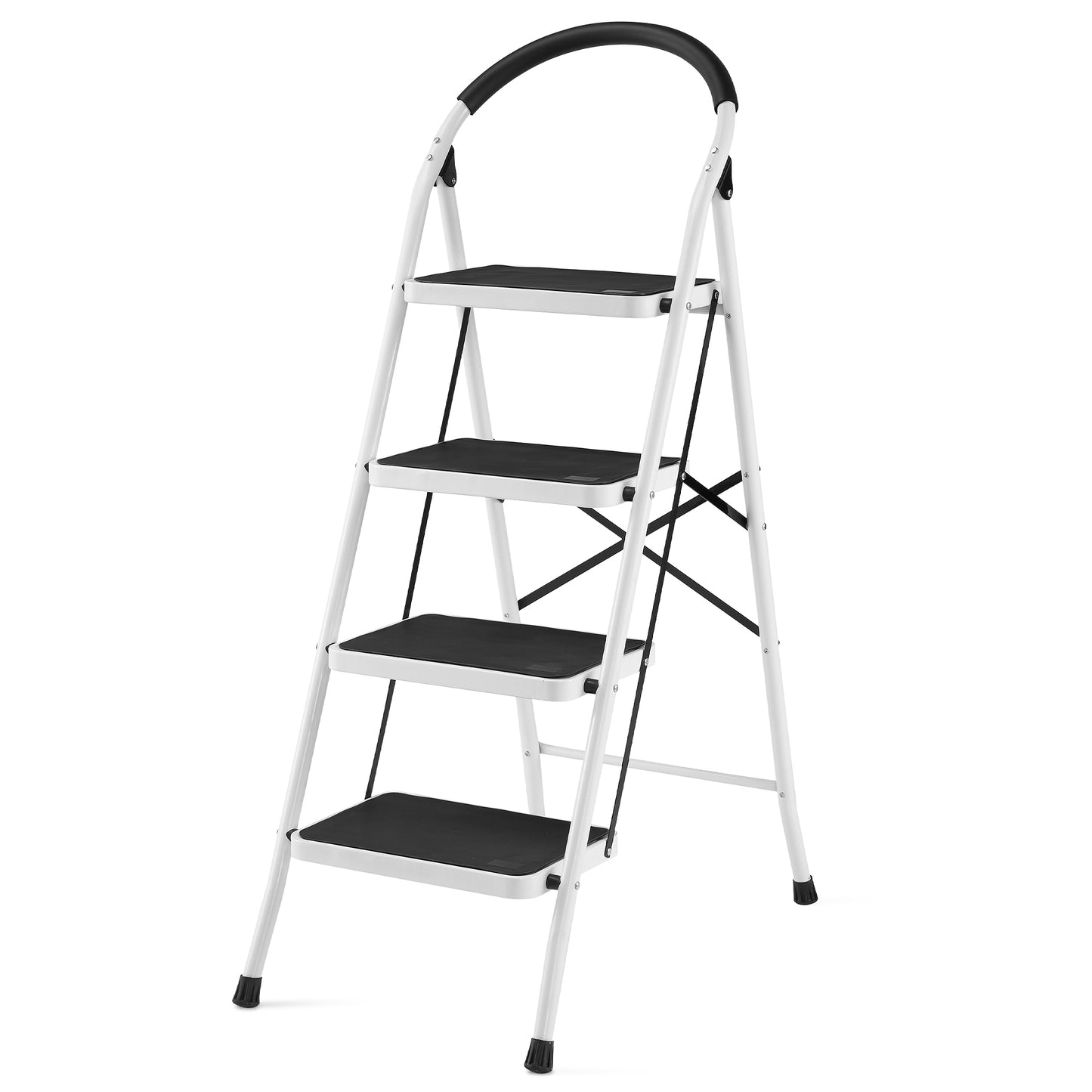 MaxKare 4 Step Stool, Folding Ladder, Lightweight