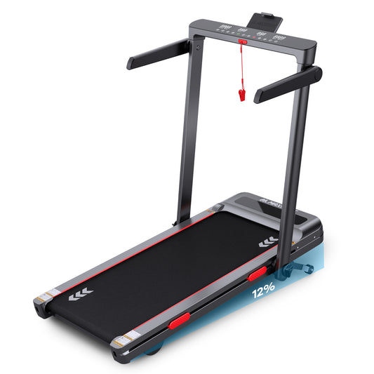 Maxkare Auto Incline Walking Pad Treadmill 3.0HP 2-in-1 with 26" LED Touch Screen and Remote for Home, Under Desk Treadmill for Office with Bluetooth and Video Game, 286lbs