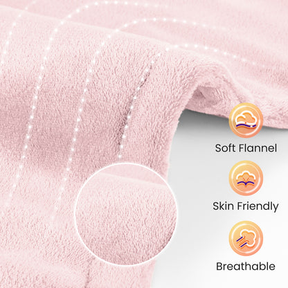 MaxKare Large Heating Pad with 4 Heat Settings & Auto Shut-off, for Full Body Stress Relief, 24"x33"- Pink