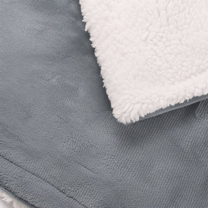 MaxKare Heated Blanket, Electric Blanket Throw with Anti-Slip Button, 6 Heat Settings & 5H Timer, ETL/FCC Certified, Gray