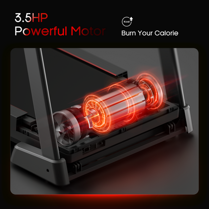 MaxKare 20" Folding Treadmill 300lbs with 15 Level Auto Incline, 3.5HP, 12MPH, Portable Treadmills for Home with Bluetooth/Zwift App Compatible