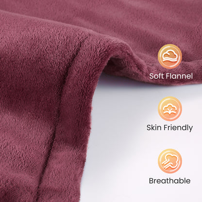 MaxKare Ultra Soft Heating Pad with 4 Heat Settings & Auto Shut-off, for Full Body Stress Relief, 24"x33", Gift - Red