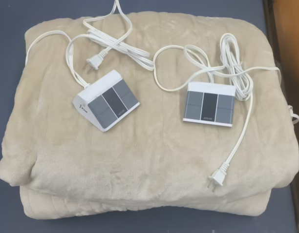 MaxKare Queen Electric Heated Blanket with 10 Heating Levels & 10H Timers, Dye Off White