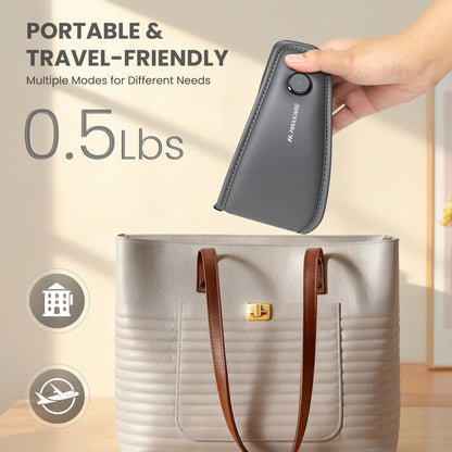 MaxKare Eye Massager with Heat, Vibration, Air Pressure for Relieve Eye Strain Dry Eye Headaches Foldable Rechargeable Shiatsu Massager