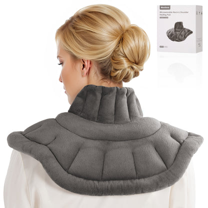 MaxKare Microwavable Heating Pad,Weighted Heating Pad,Neck & Hot Neck Wrap,Grey