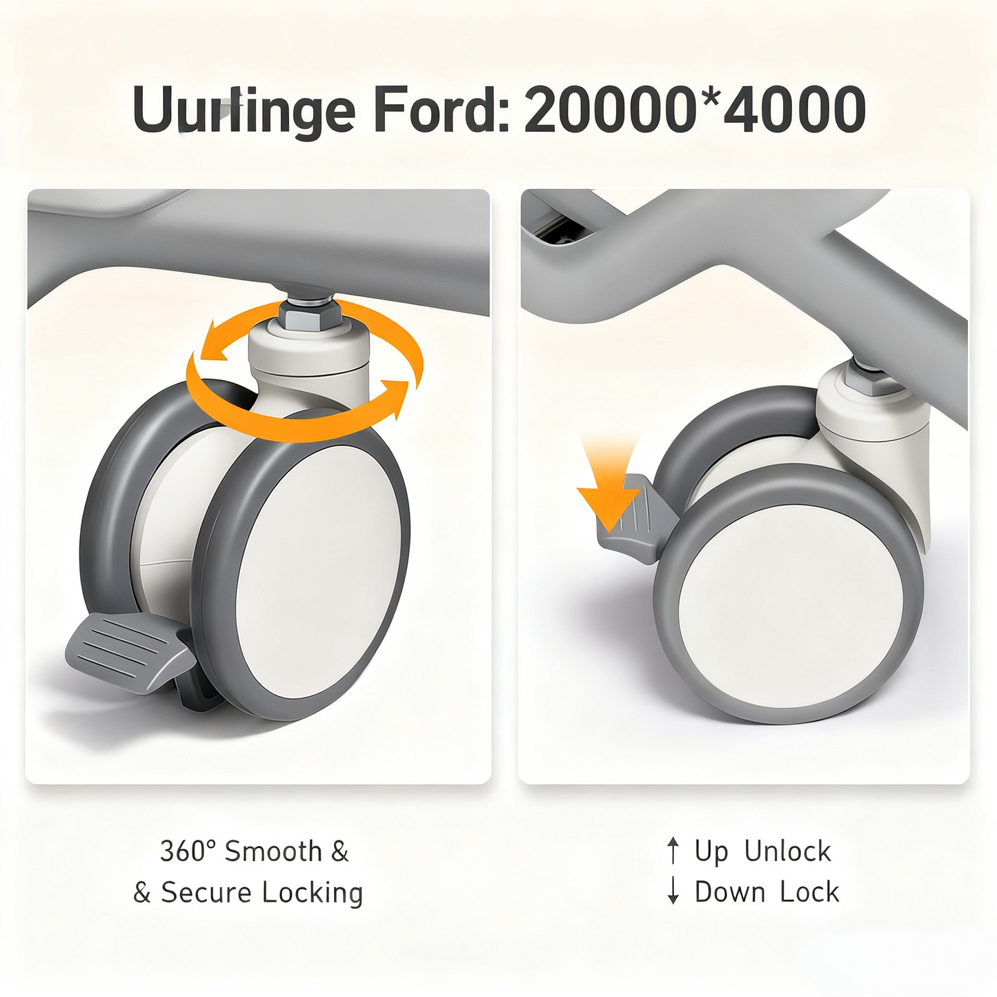 MaxKare Hospital Bed Set Fully Electric, Professional 5-Function, Includes Foam Mattress, Guardrails & Steel Frame, Heavy Duty 500lbs