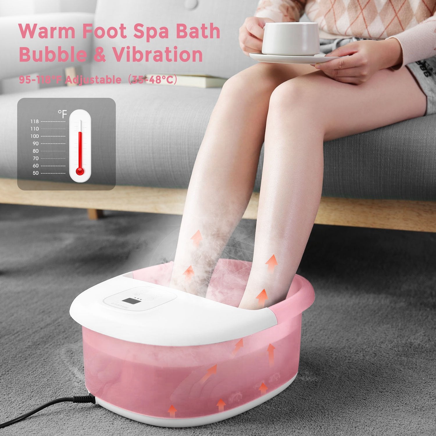 Getthis4ME - MaxKare Foot Spa Massager with Heater, Foot