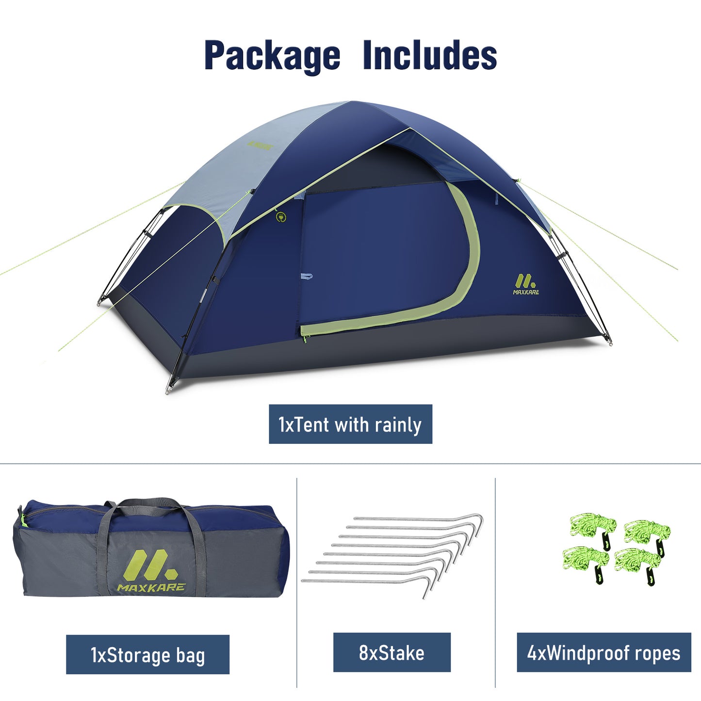 Maxkare 2 person Camping Tent