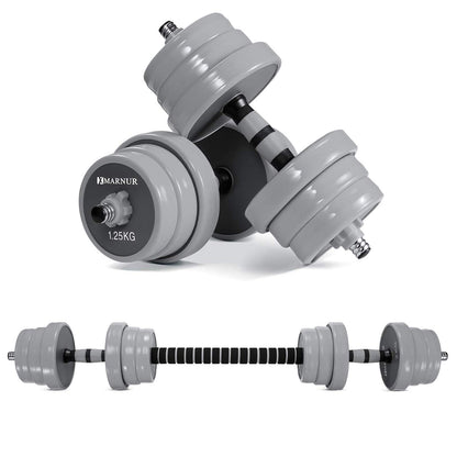 Adjustable Dumbbell Barbell Weight Set, 44 LB Dumbbell Barbell Set with Connecting Rod Used as Barbell Weight Set for Exercises Fitness, Home Gym Weights for Men and Women