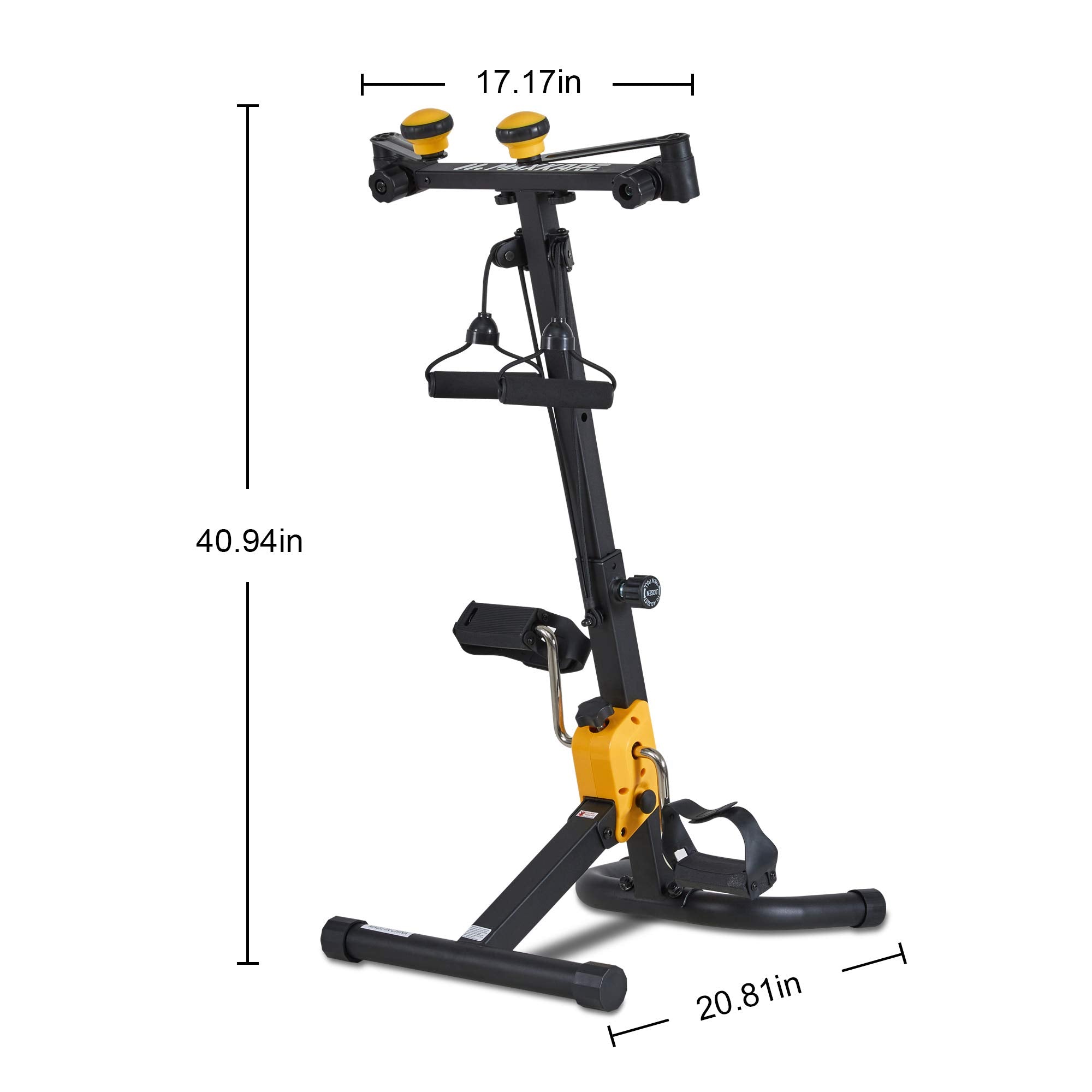 Load image into Gallery viewer, MaxKare Arm Leg Pedal Exerciser Machine Mini Compact Exercise Bike Peddler Exercise Bike Physical Therapy for Seniors and Elder
