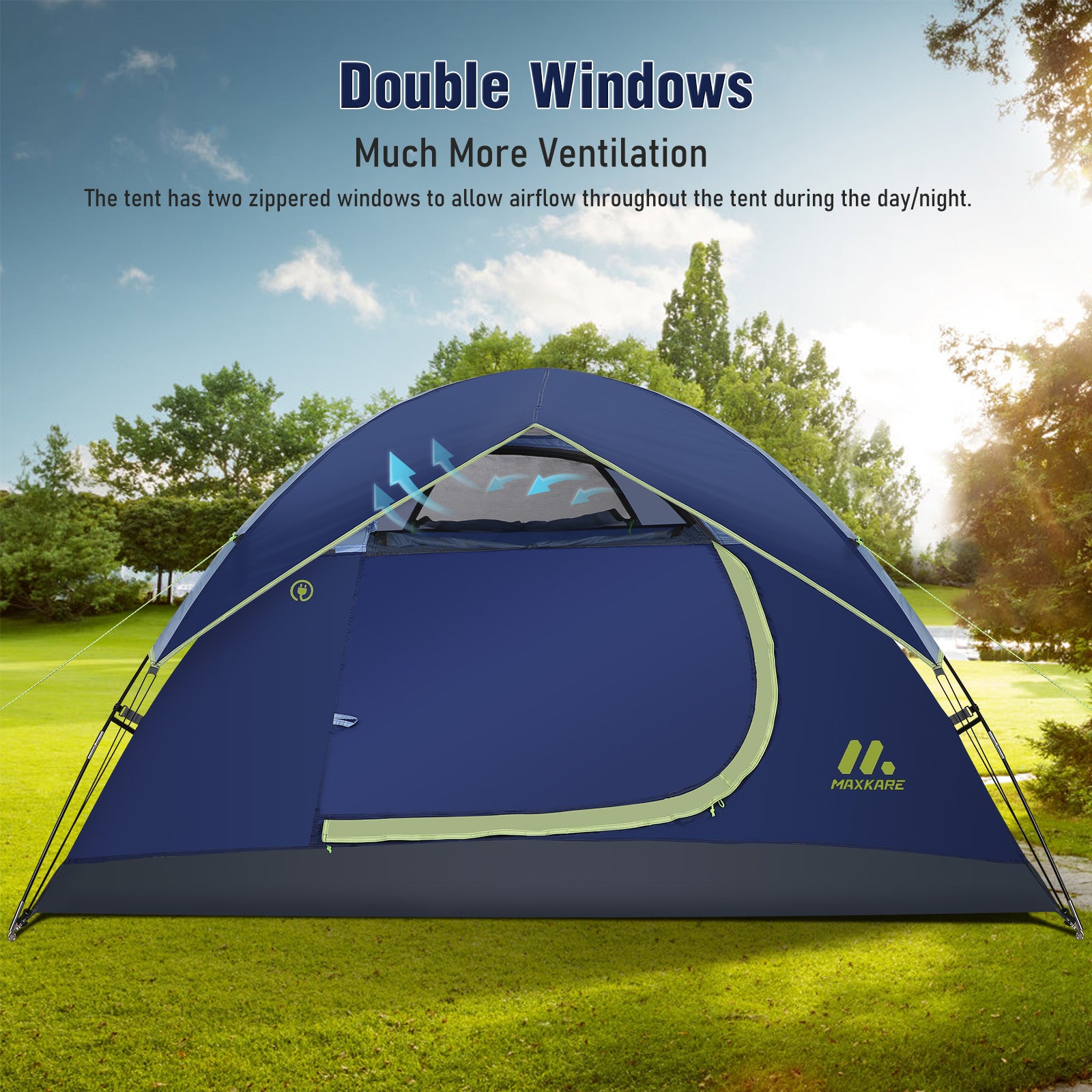 Load image into Gallery viewer, Maxkare 2 person Camping Tent
