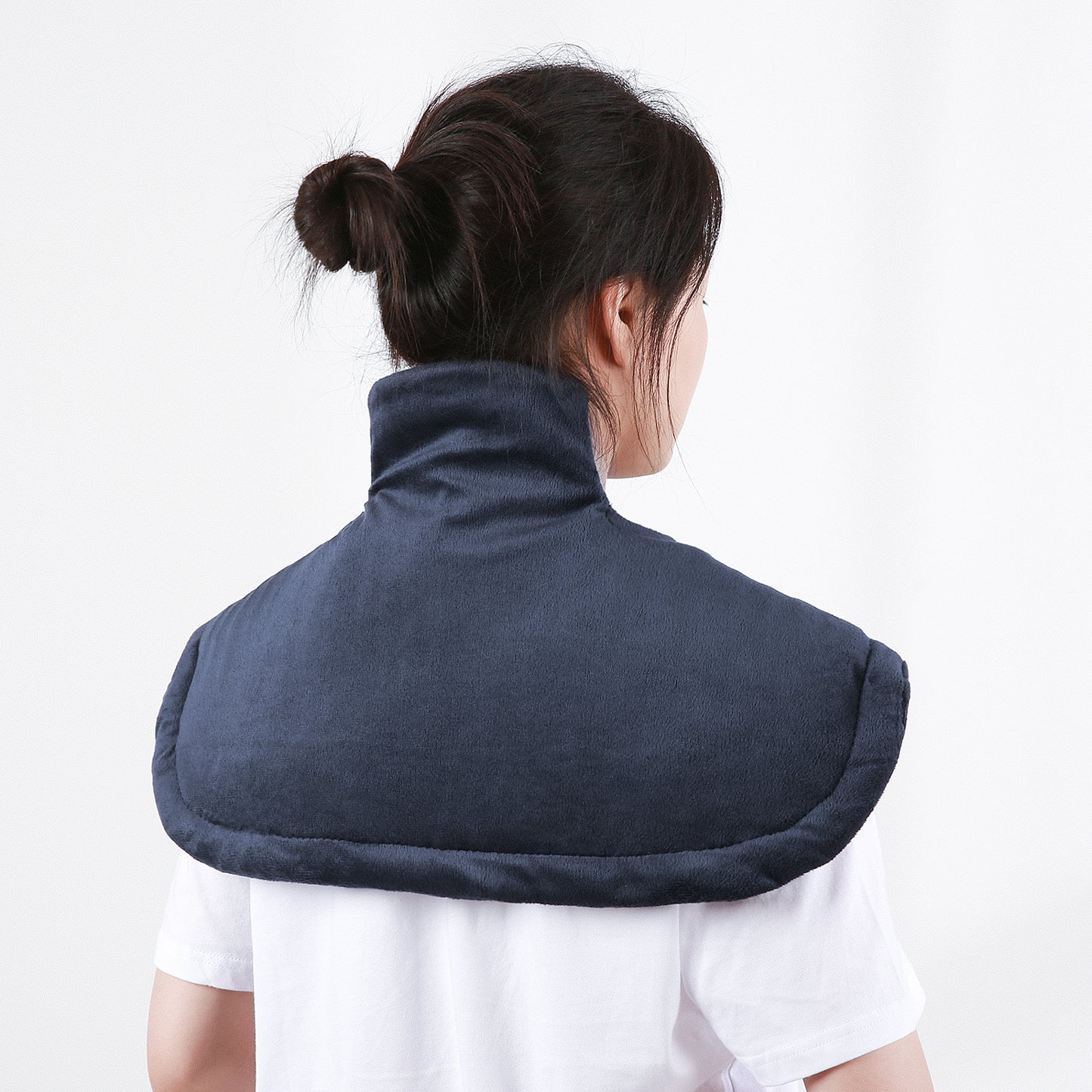 Maxkare 22x16inch Heating Pad for Back and Shoulder, Heat Wrap with Fast-Heating and 4 Heat Settings, 2 Hours Auto Shut Off Available, Dark Blue