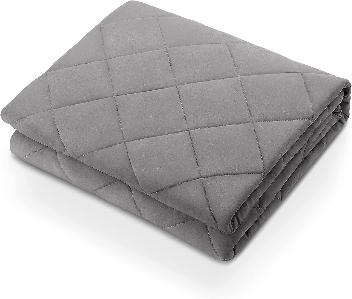 Load image into Gallery viewer, Weighted Blanket Queen Size 20 lbs for Adults (60&quot; x 80&quot;, Grey) Cooling Breathable Heavy Blanket Microfiber Material with Nontoxic Glass Beads Soft Thick Comfort Blanket for Deeper Sleep
