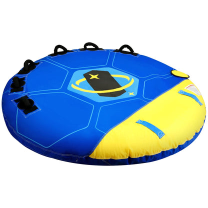 Maxkare 1-3 Riders 70inch Towable Tube for Boating Inflatable Boat Tube for Youth Adult Have Fun in Oceans, Lake, Blue
