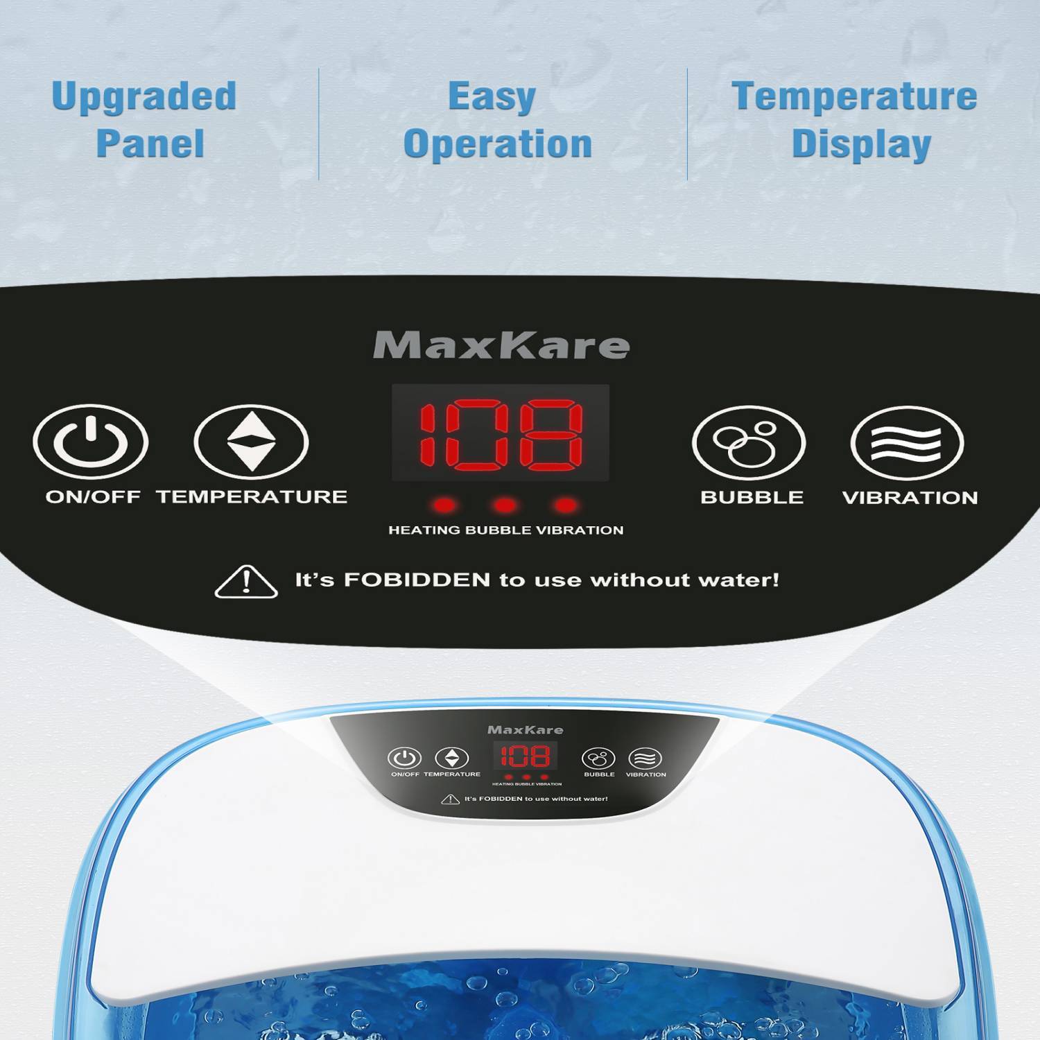 MaxKare Foot Bath Massager with Water PNG Images & PSDs for Download