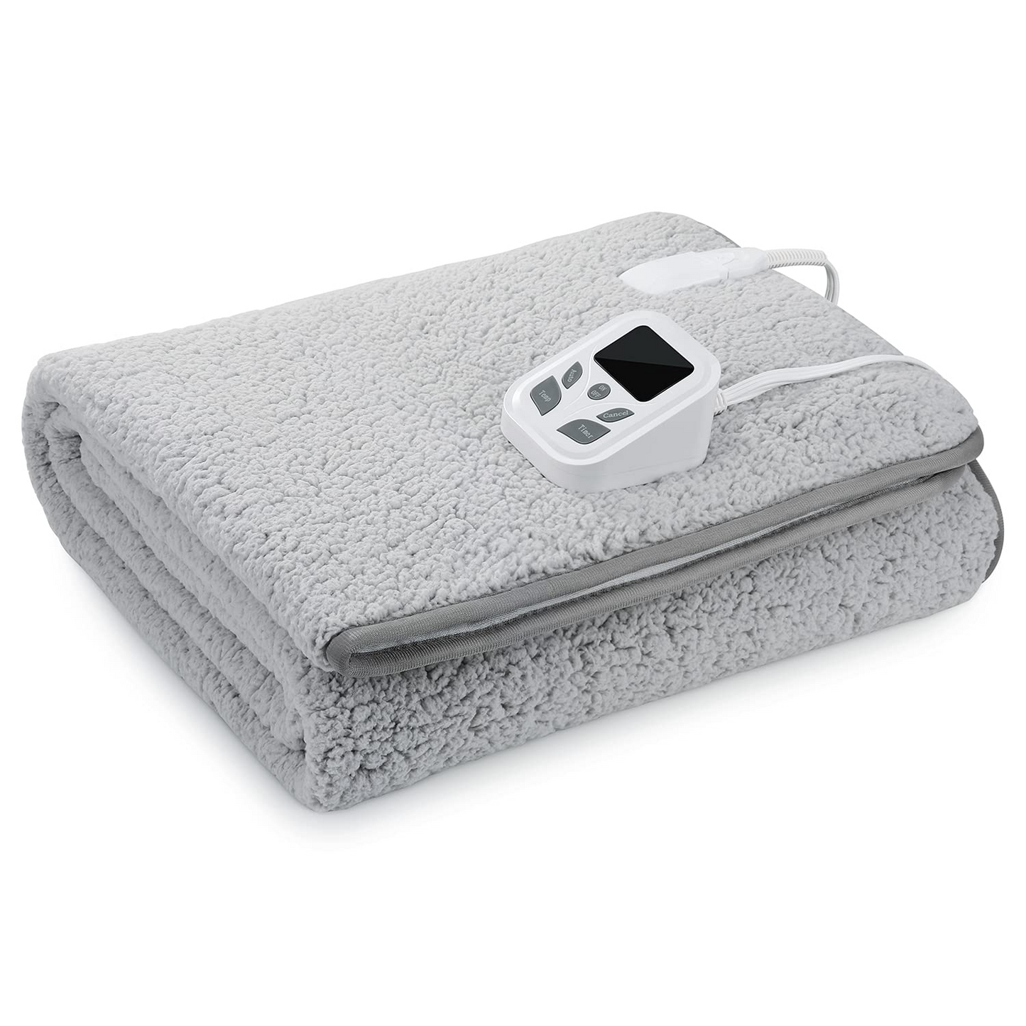MaxKare Twin Size Heated Mattress Pad Soft Cotton Fabric, with 10 Heating Levels & 9 Timer Auto Off Settings, ETL Certification, Machine Washable