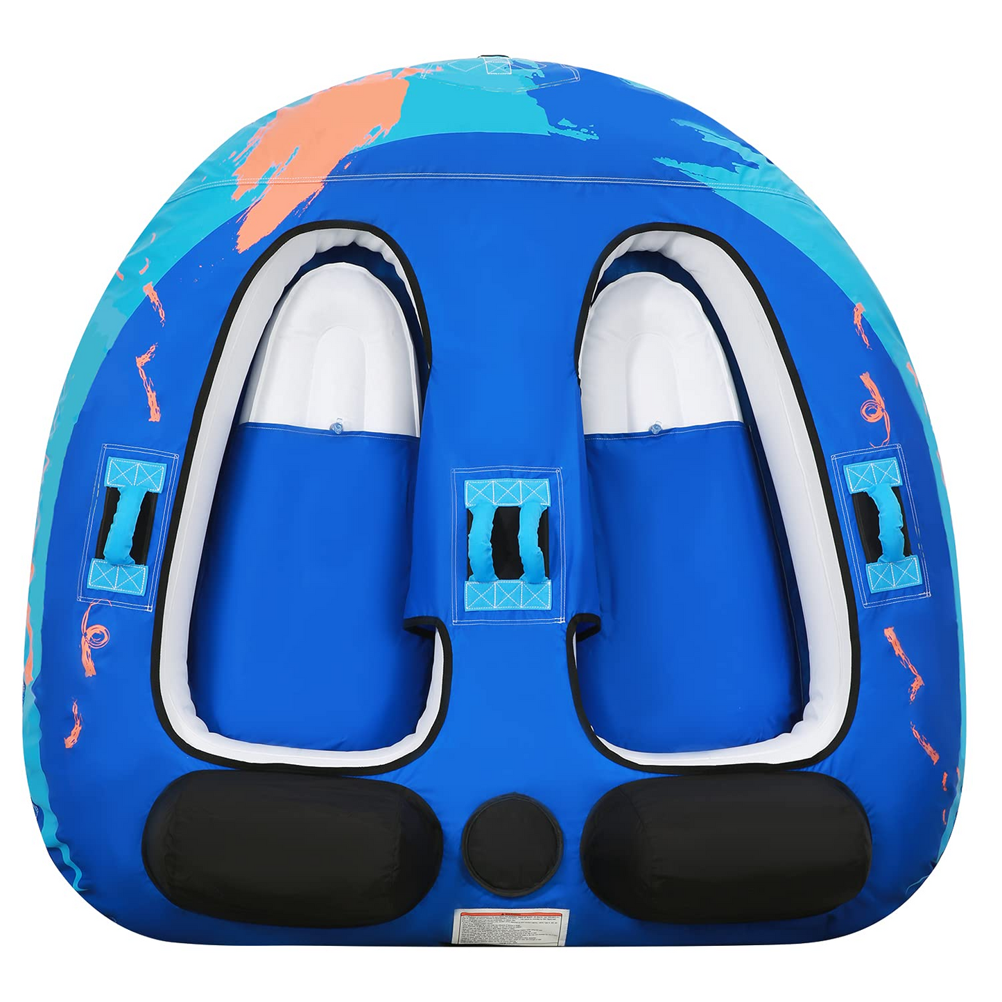 Maxkare Towable Tube for Boating 2 Rider for Youth & Adult Have Fun Outdoor, Blue
