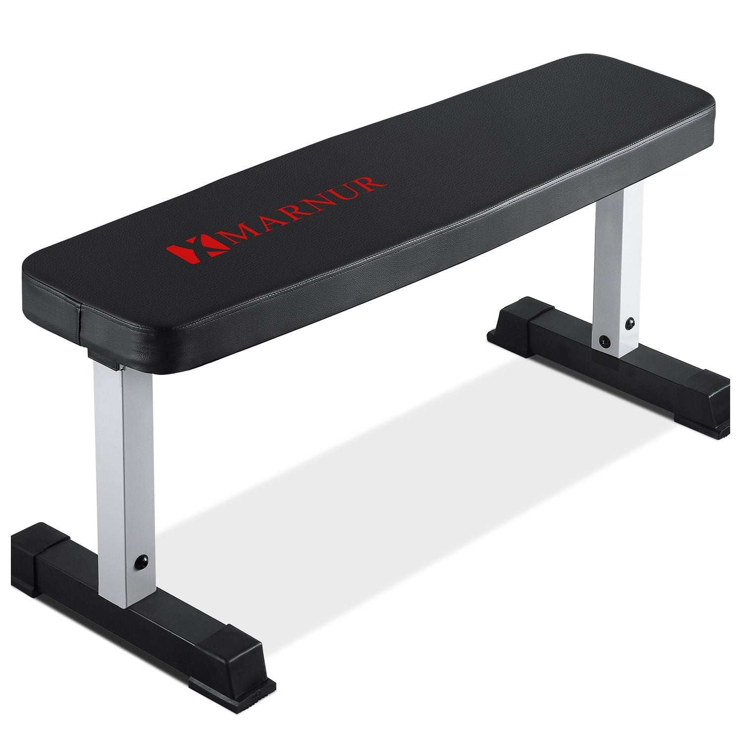 Load image into Gallery viewer, MARNUR Flat Weight Bench 600 LBS Capacity - 42 x 18.5 x 19” Fitness Father&#39;s Day Utility Dumbbell Bench for Weight Training Exercise Home Gym - NAIPO
