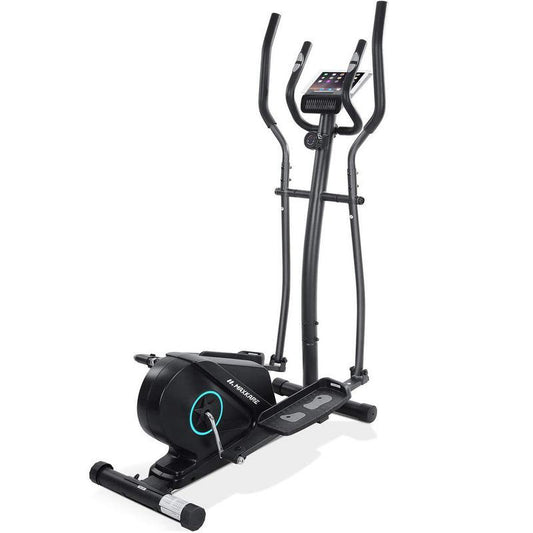 MaxKare Elliptical Machine Home LCD Exercise Elliptical Trainers with Magnetic Resistance Heart Rate Tracking - NAIPO