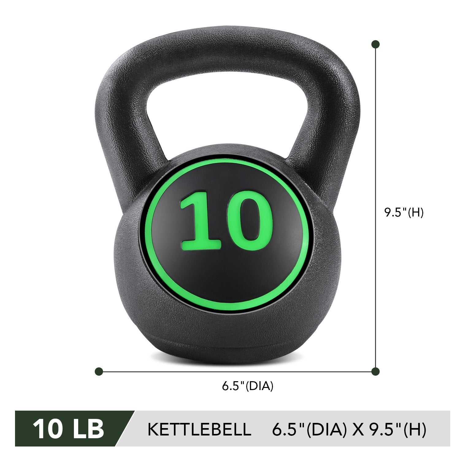 Load image into Gallery viewer, MaxKare Kettlebell Set 3-Piece Wide Handle HDPE Coated 5lb, 10lb, 15lb Weights Kettlebells with Storage Rack Exercise Fitness for Strength Training Home Gym - NAIPO
