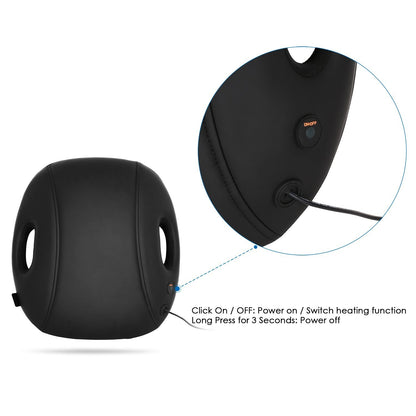 Naipo Back Massage Cushion with 3D Shiatsu Kneading and Heat - NAIPO