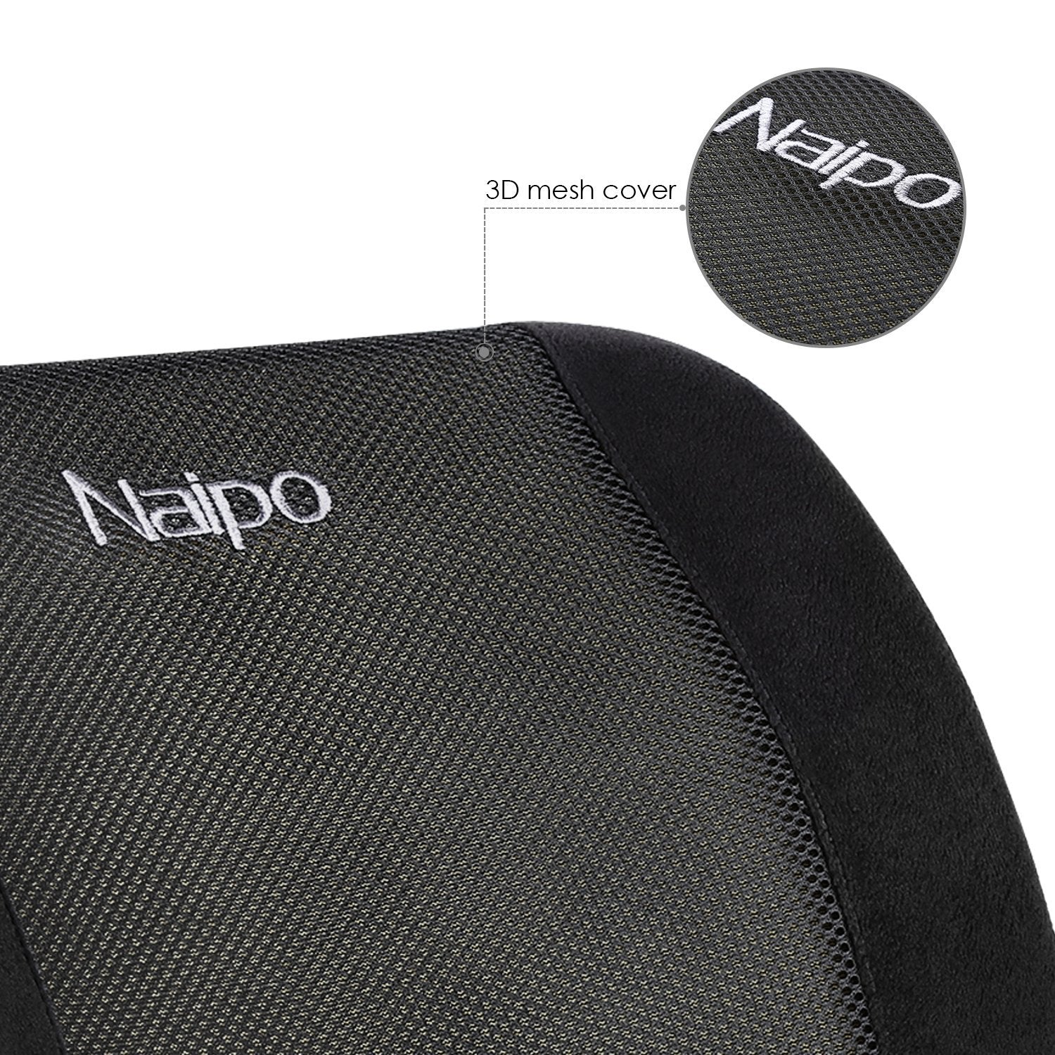 Load image into Gallery viewer, Naipo Memory Foam Lumbar Support Cushion - NAIPO
