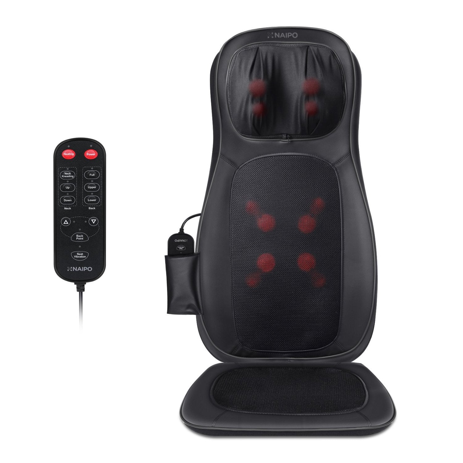 Naipo Neck & Back Massager with Heat and Vibration - NAIPO