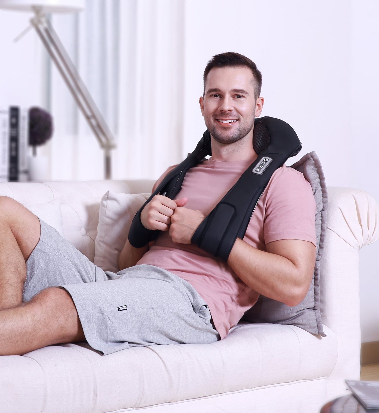 Naipo Rechargeable Neck and Shoulder Massager with Heat - NAIPO