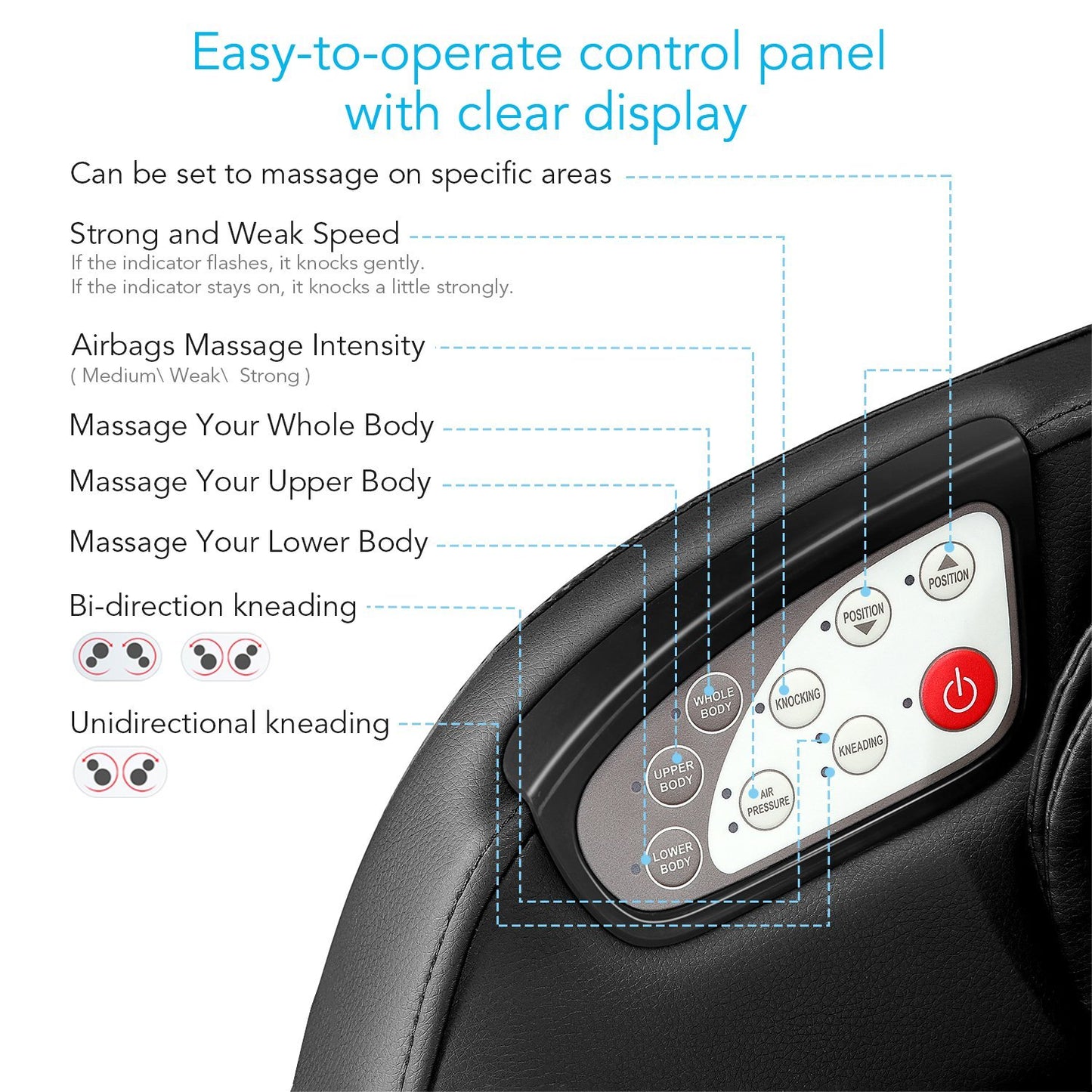 Naipo Shiatsu Massage Chair Full Body Massager - NAIPO