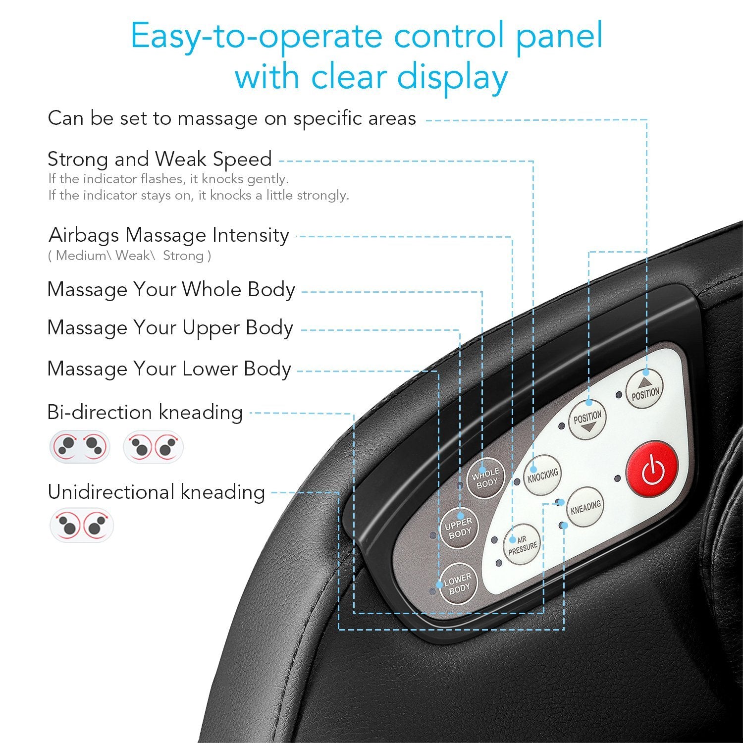 Naipo Shiatsu Massage Chair Full Body Massager - NAIPO