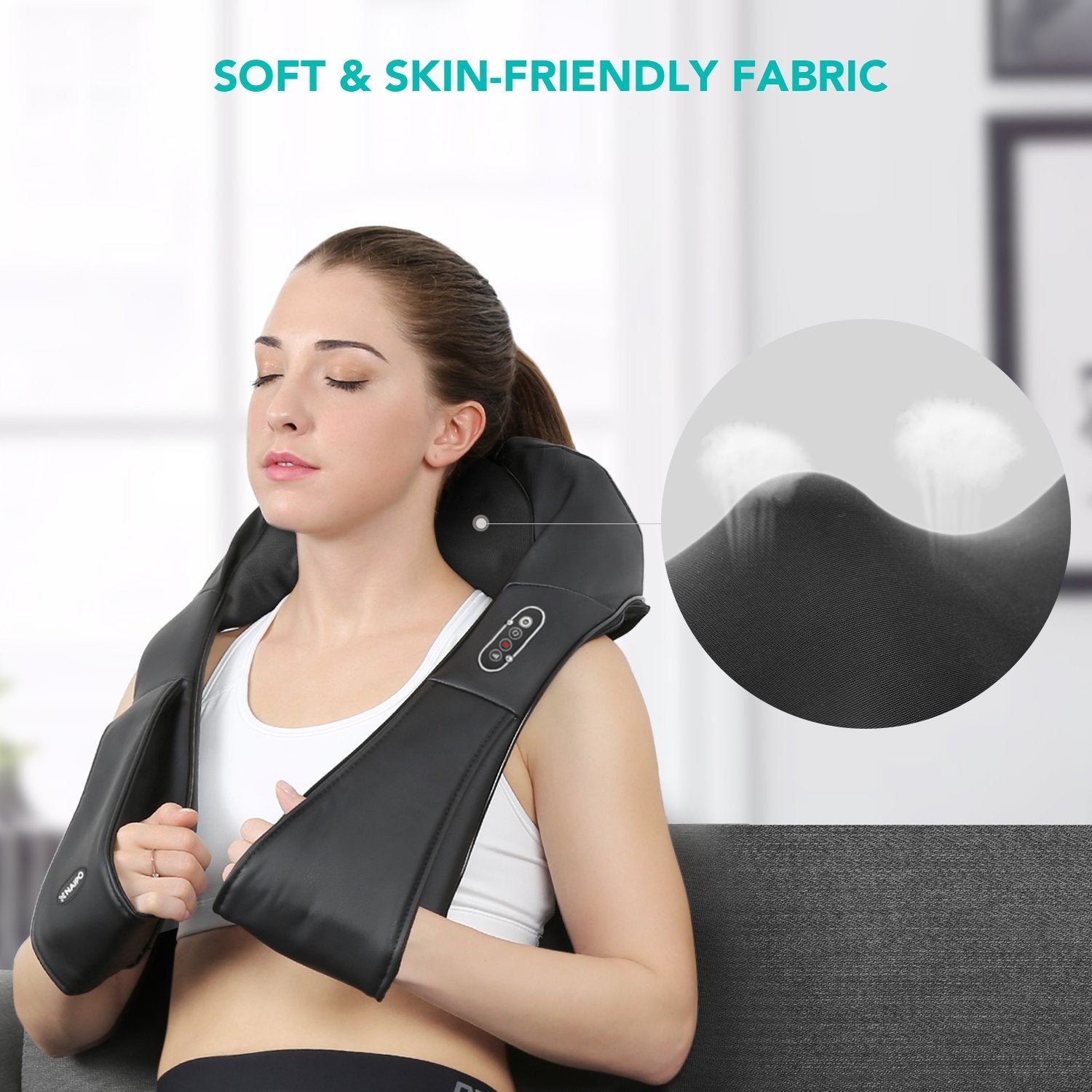 Load image into Gallery viewer, Naipo Shoulder &amp; Neck Massager with Shiatsu Kneading Massage and Heat - NAIPO
