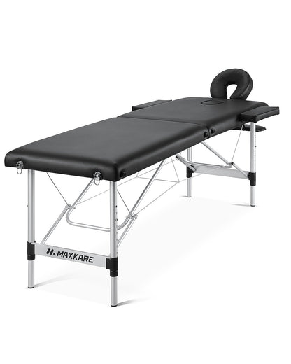 Portable Massage Table with 2 Fold Wooden - NAIPO